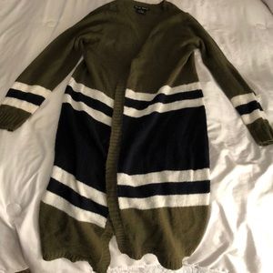 Olive Green Cardigan